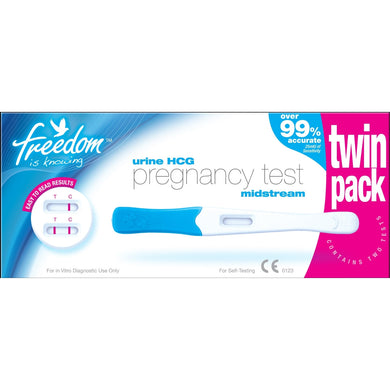 Freedom - Pregnancy Test Mid Stream Double
