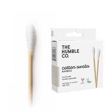 Load image into Gallery viewer, The Humble Co Bamboo Cotton Swabs - Blue, Purple or White
