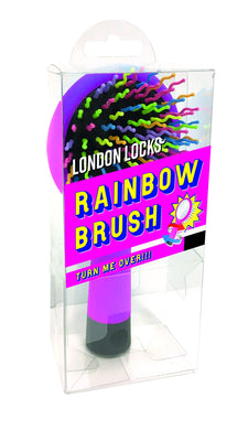London Locks Rainbow Brush Pink with acrylic mirror