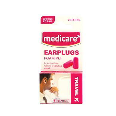 Medicare - EAR PLUGS - FOAM 2 PAIRS