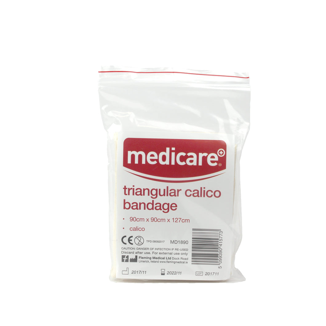 Medicare Calico Triangular Bandage - 96x96x135cm