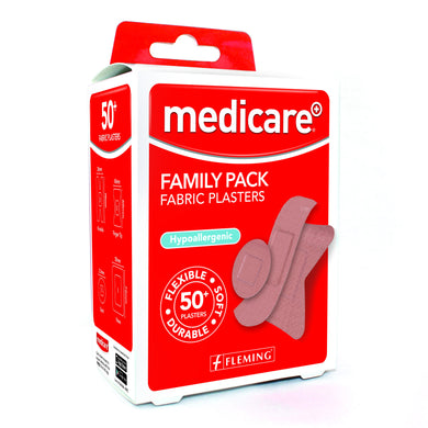 Medicare Family Pack Fabric Plasters 50+