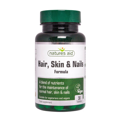 Natures Aid Hair, Skin and Nails Formula 30tabs
