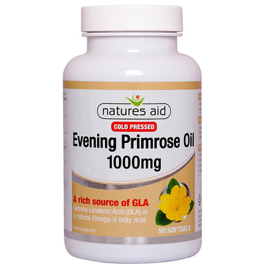 Natures Aid Evening Primrose Oil 1000mg (Cold Pressed) 90softgels