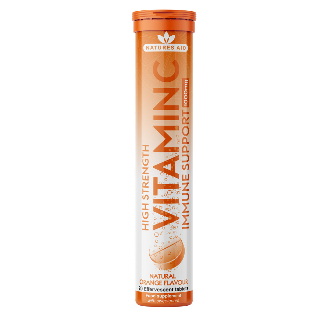 Natures Aid - Vitamin C 1000mg - Natural Orange Flavour 20s