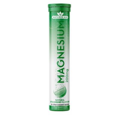 Natures Aid - Magnesium - Natural Strawberry Flavour 20s