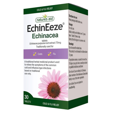 Natures Aid - EchinEeze - Echinacea 70mg 30Tabs