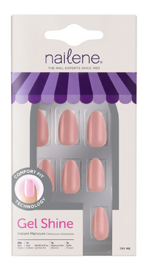 Nailene - Pink Gloss - Stiletto (28 pcs)