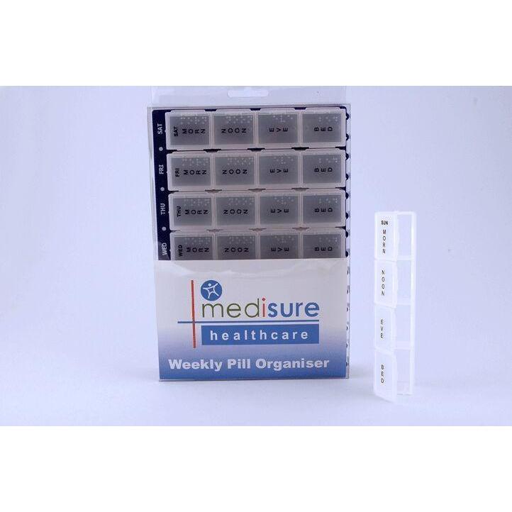 Sure H&B - 28 Compartment Pill Organiser - Large