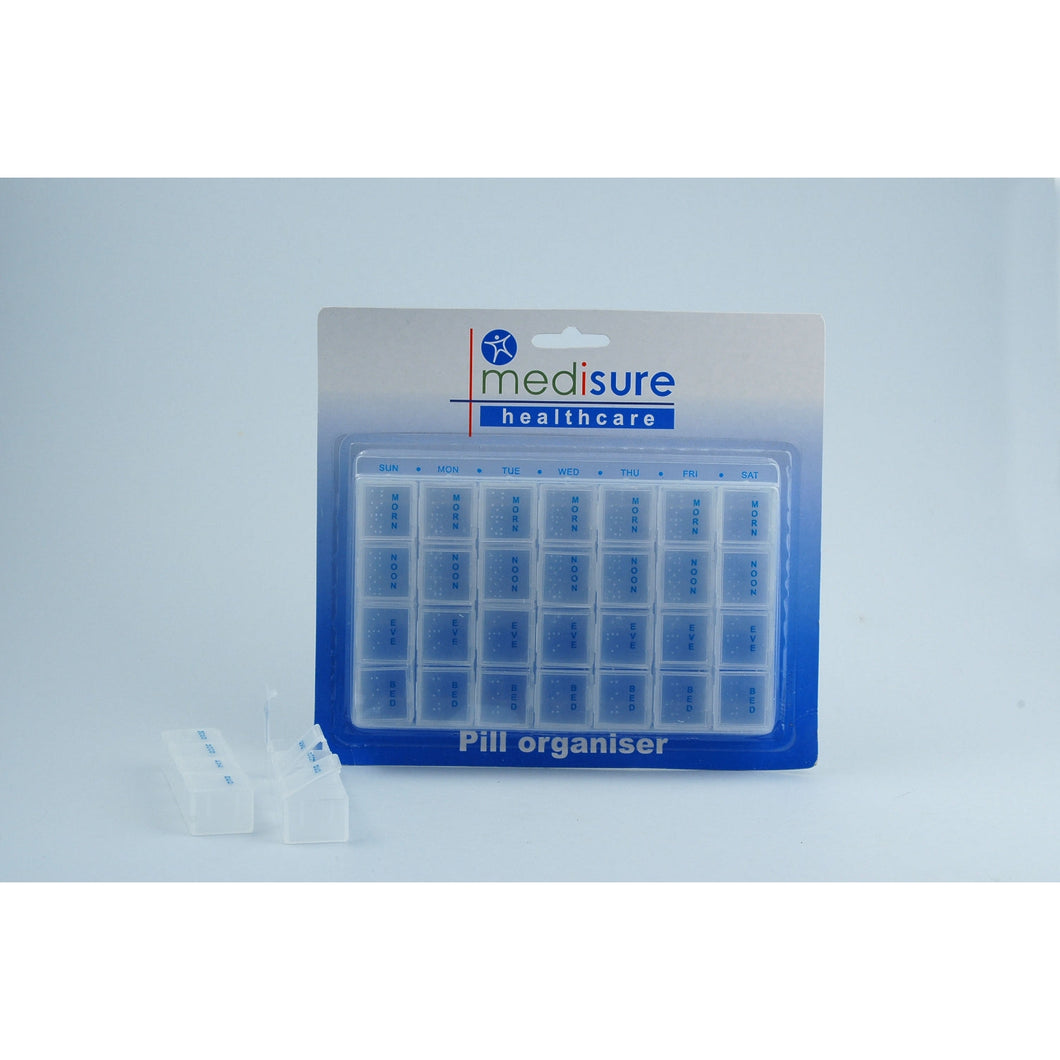 Sure Health & Beauty - 28 Days Pill Organiser with tray