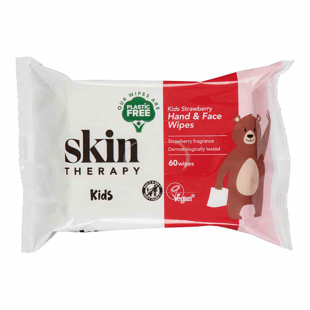 Skin Therapy - KIDS BERRY HAND & FACE WIPES 60PK