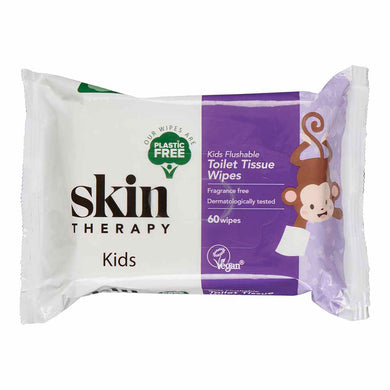 Skin Therapy - KIDS FLUSH TOILET WIPES 60PK