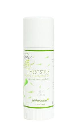 Pitta Patta Organic Chest Stick for Coughs/Colds