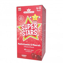 Load image into Gallery viewer, Super Stars Multivitamins and Minerals 60 Chewable Tablets
